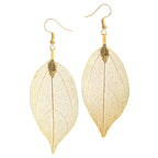Bohemian Leaf Gold Earrings
