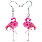 Boucles D'Oreilles Flamants Roses