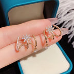 Sparkling claw earrings for women 