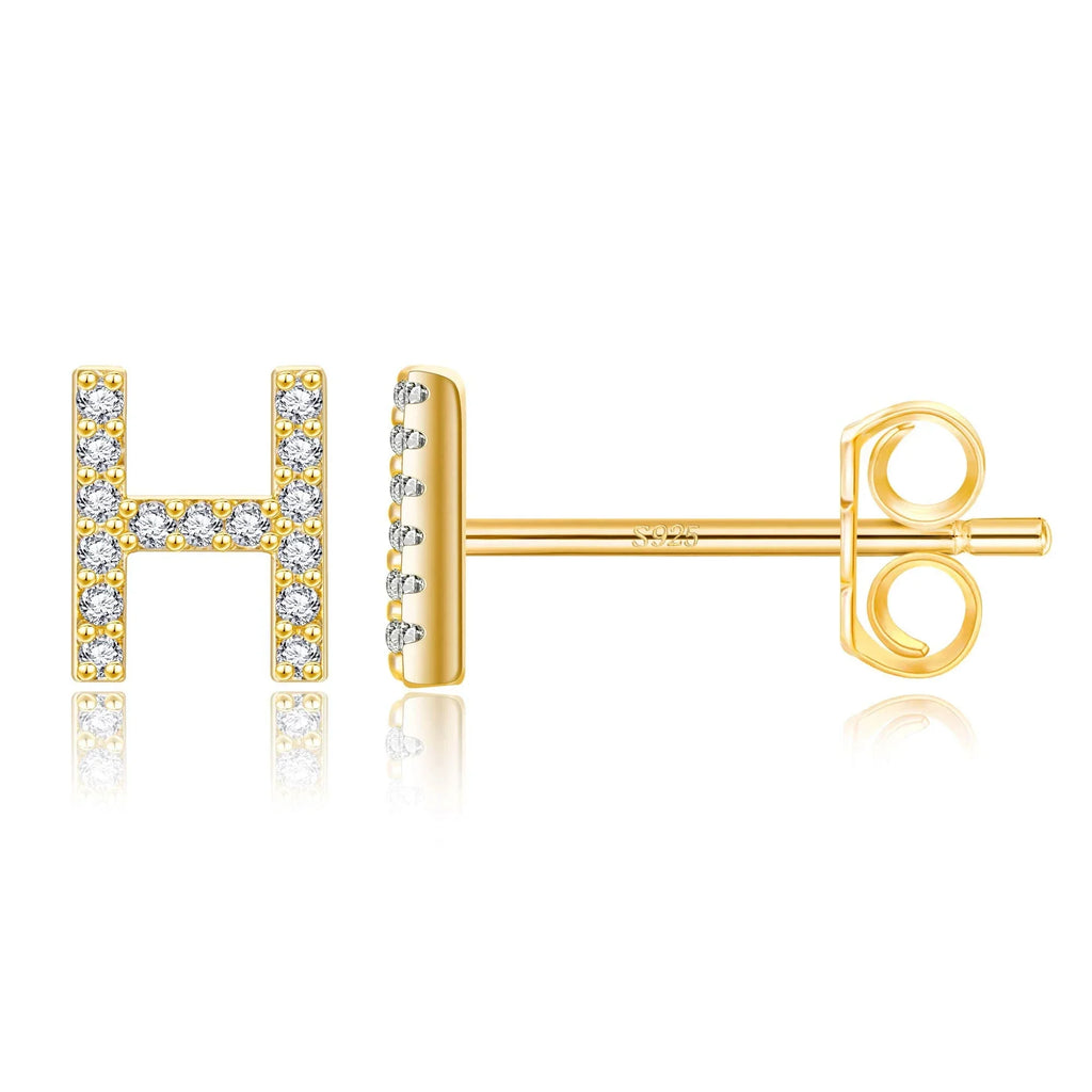 Boucles d'oreilles initiale or  h