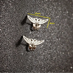Boucles d'oreilles minimalistes ailes d'ange