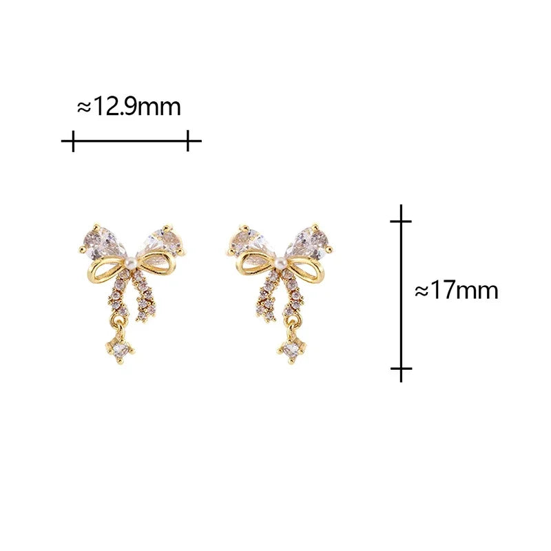 Boucles d'oreilles noeud papillon femme