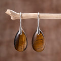 Boucles D'Oreilles Oeil de Tigre Femme