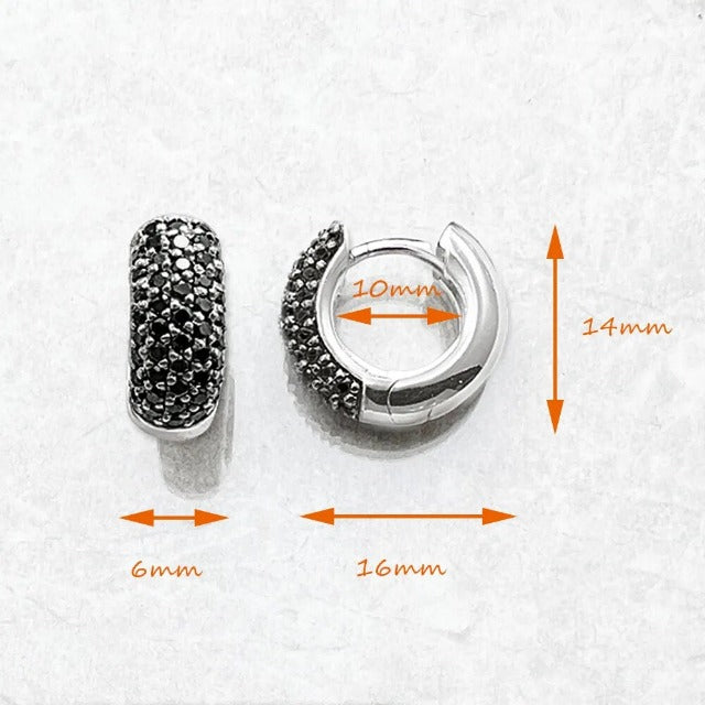 Boucles d'Oreilles Onyx - Exception®