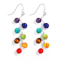7 Chakras Dangling Earrings 1