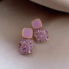 Amethyst Dangle Earrings for Women