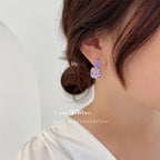 Amethyst Dangle Earrings for Women