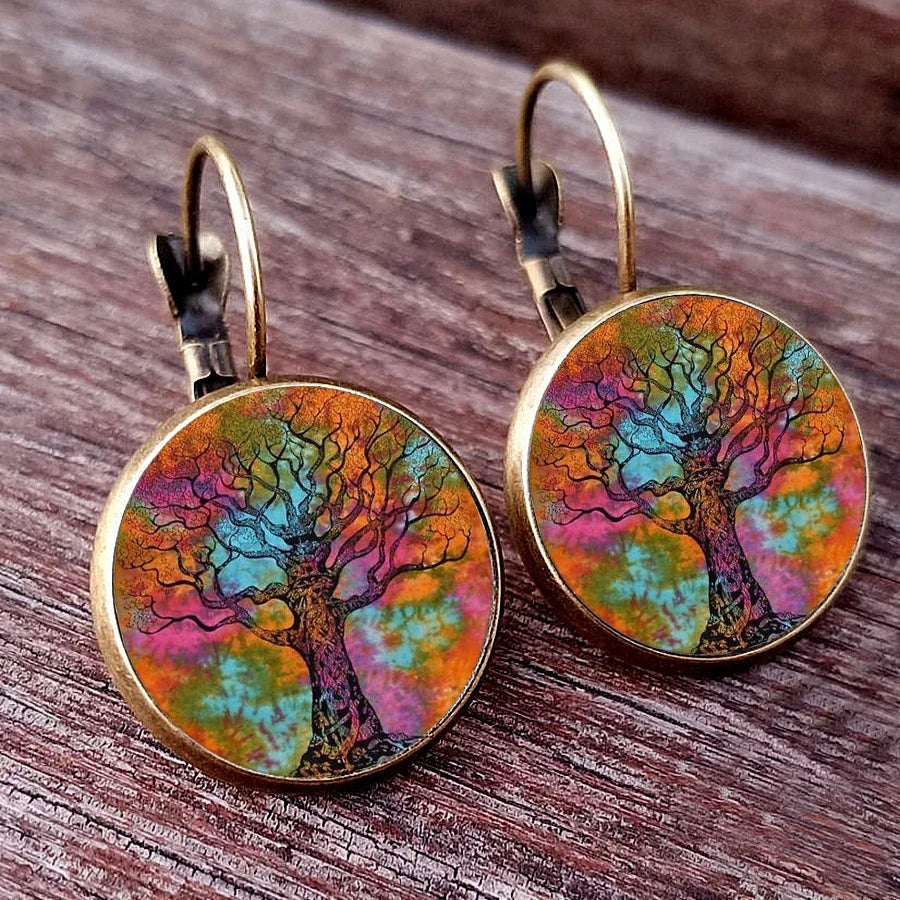 Tree of Life Dangle Earrings style 2