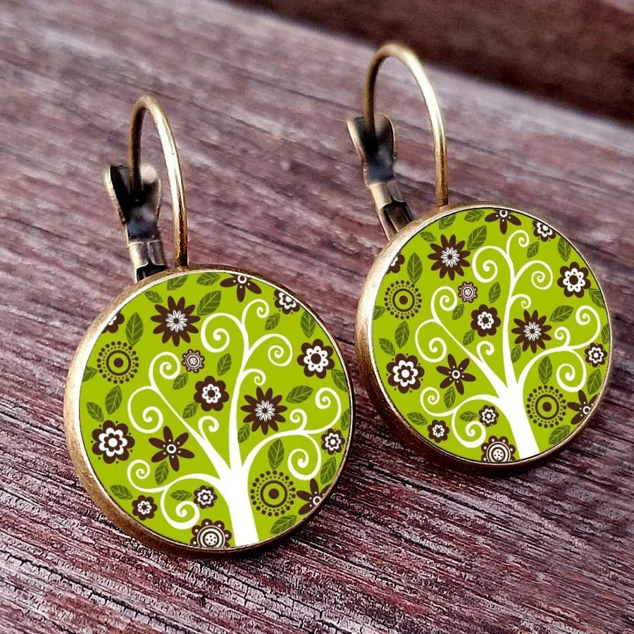 Tree of Life Dangle Earrings style 4
