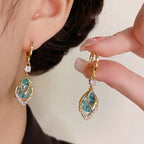 Sky Blue Dangle Earrings 