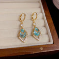 Sky Blue Dangle Earrings 