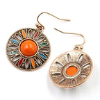 Multicolored Bohemian Hanging Earrings