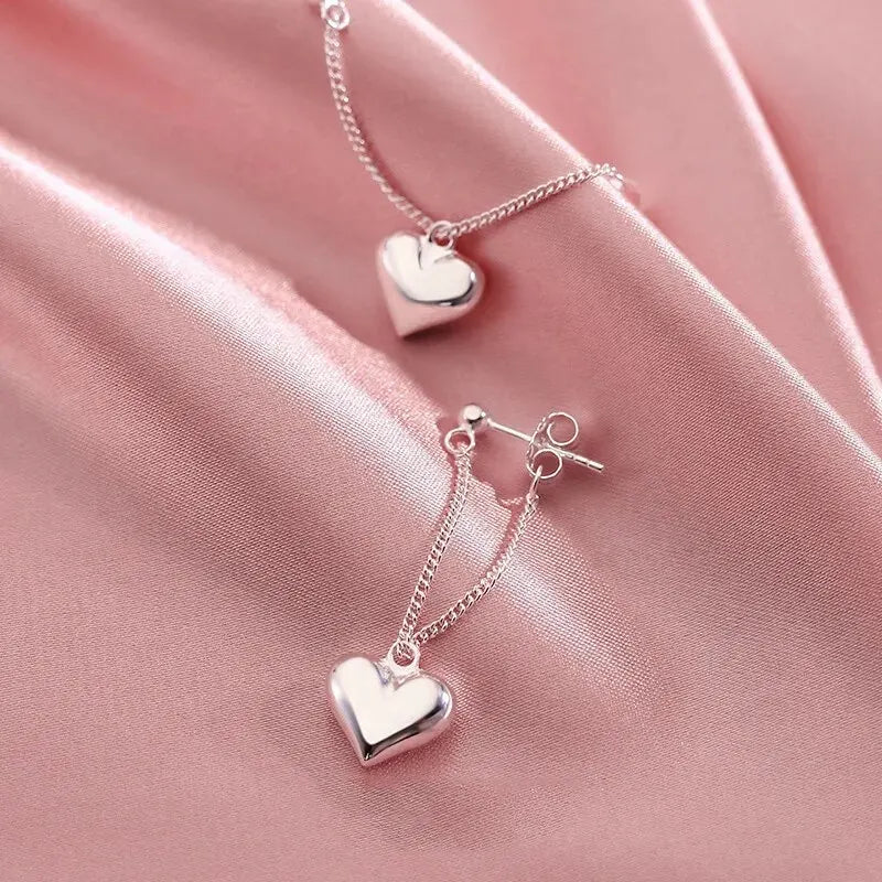 Heart Dangle Earrings