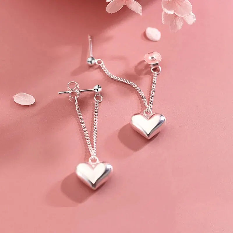 Heart Dangle Earrings