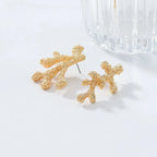 Dangling Coral Earrings Gold or Silver