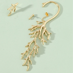 Dangling Coral Branch Earrings
