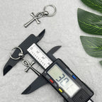 Boucles d'Oreilles Pendantes Croix d'Ankh