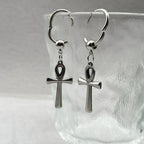 Boucles d'Oreilles Pendantes Croix d'Ankh 2