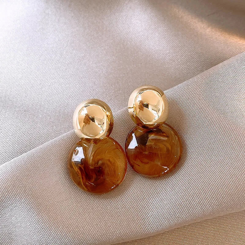 Dangling Earrings for Protection Tiger's Eye