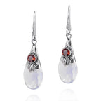 Dangling Earrings and Zircon Moonstone 3
