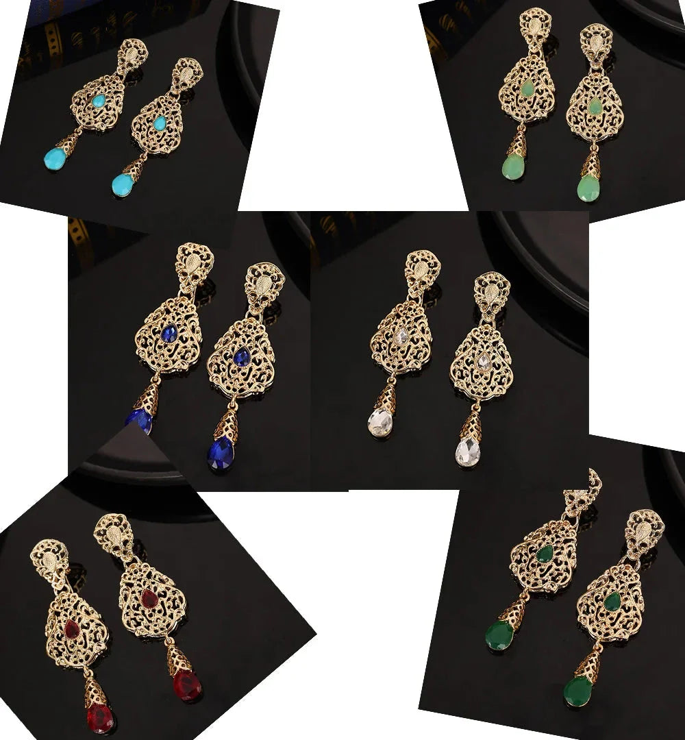 Ethnic Oriental Dangling Earrings