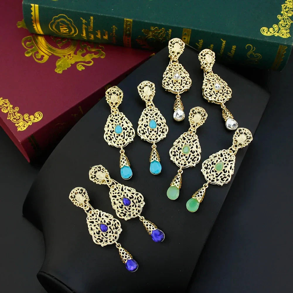 Ethnic Oriental Dangling Earrings