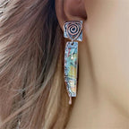Ethnic Tribal Dangling Earrings