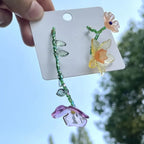 Bohemian Style Flower Dangle Earrings