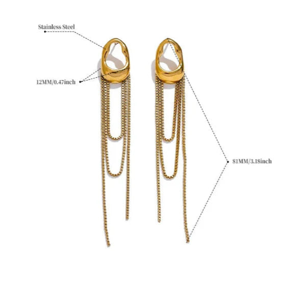 Women's Water Drop Dangle Earrings