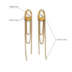 Women's Water Drop Dangle Earrings