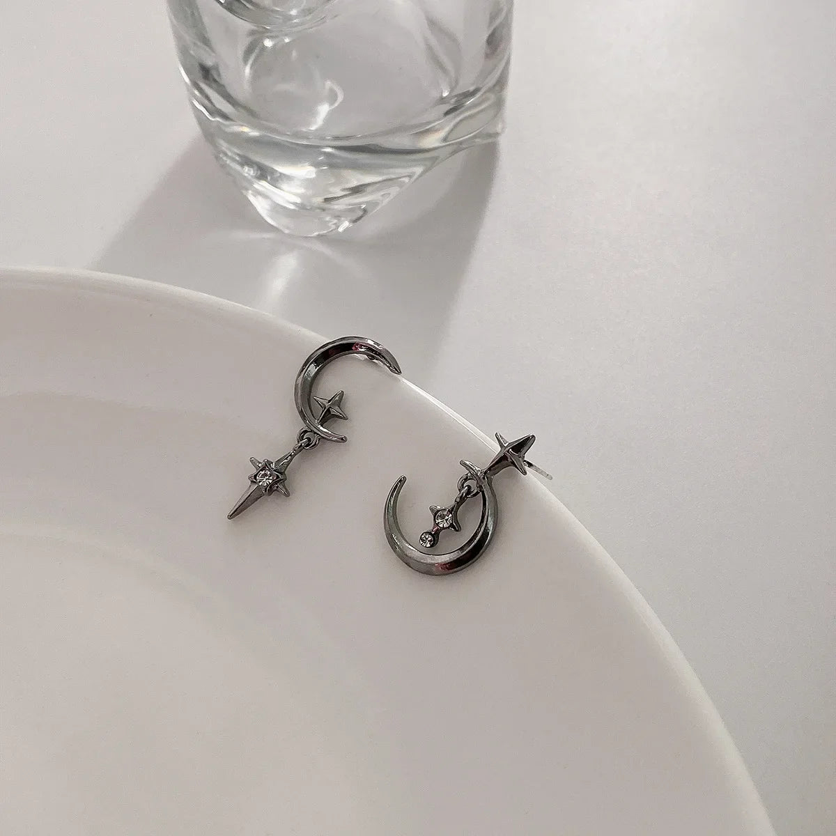 Dangling Moon and Stars Earrings