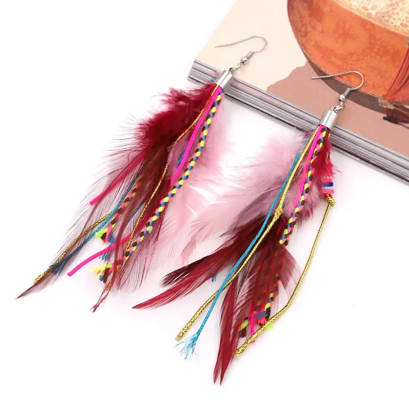 Feather Dangling Earrings 5
