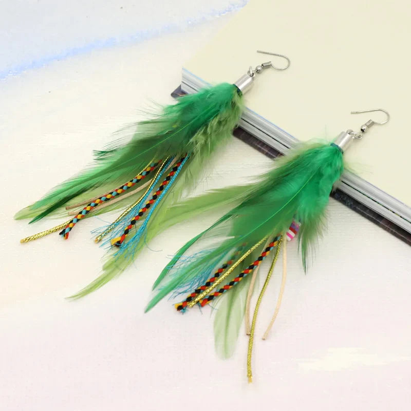 Feather Dangling Earrings 4