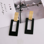 Rectangular Dangle Earrings