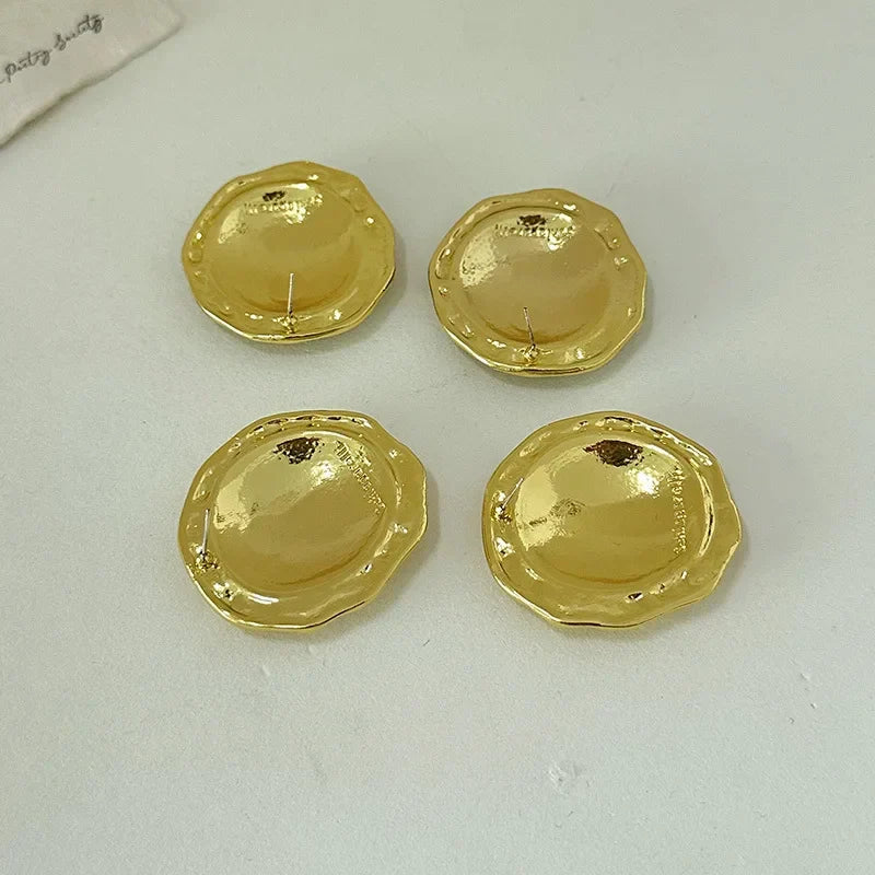 Boucles d'oreilles rondes clef