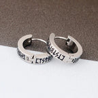 Boucles D'Oreilles Viking Créoles Homme Femme Celtique Nordique