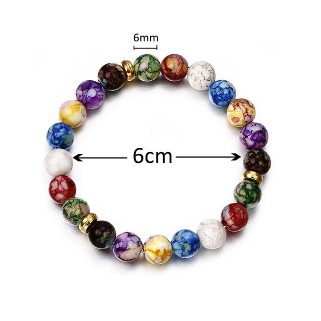 7 Chakras Bracelet Gourmet for Men Women Children Stones
