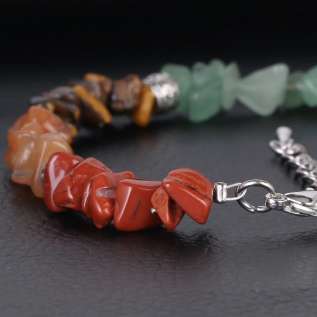 7 Chakras Genuine Stone Bracelet