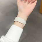Bracelet aimanté pour montre Fitbit Versa 3, Versa 4, Sense 1 et Sense 2 blanc