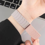 Bracelet aimanté pour montre Fitbit Versa 3, Versa 4, Sense 1 et Sense 2 rose
