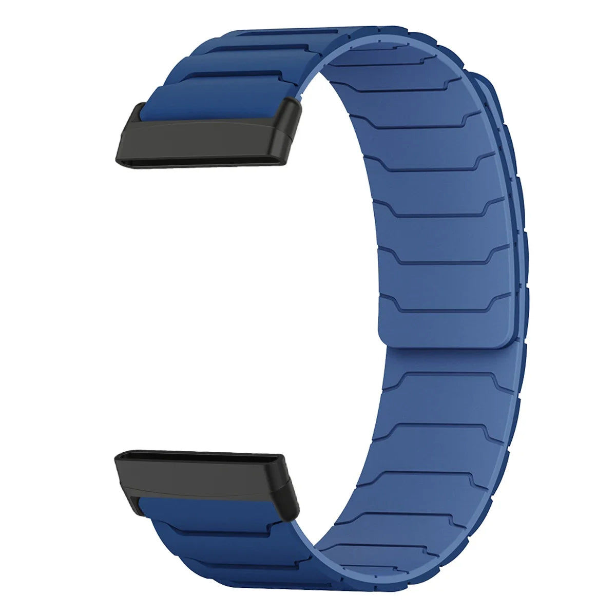 Bracelet aimanté pour montre Fitbit Versa 3, Versa 4, Sense 1 et Sense 2 bleu