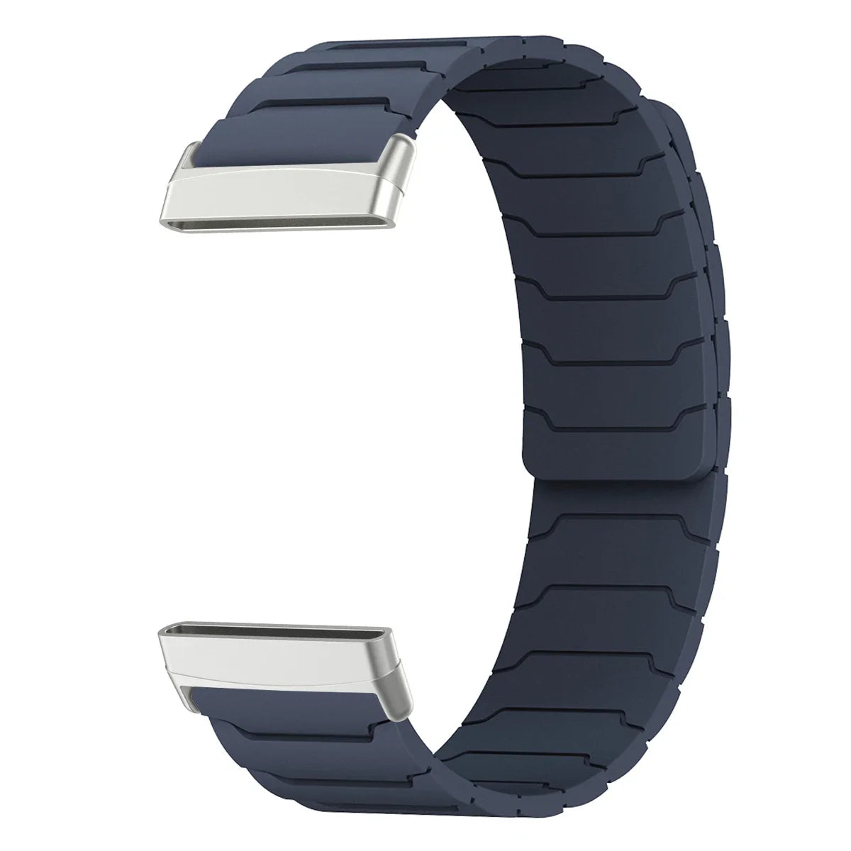 Bracelet aimanté pour montre Fitbit Versa 3, Versa 4, Sense 1 et Sense 2 bleu