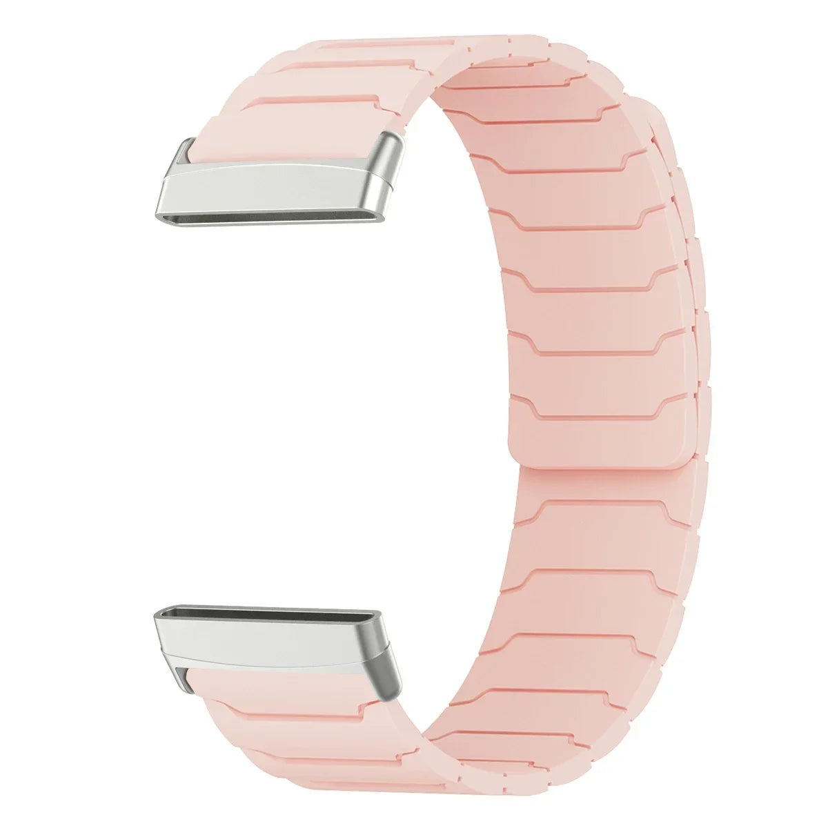 Bracelet aimanté pour montre Fitbit Versa 3, Versa 4, Sense 1 et Sense 2 rose
