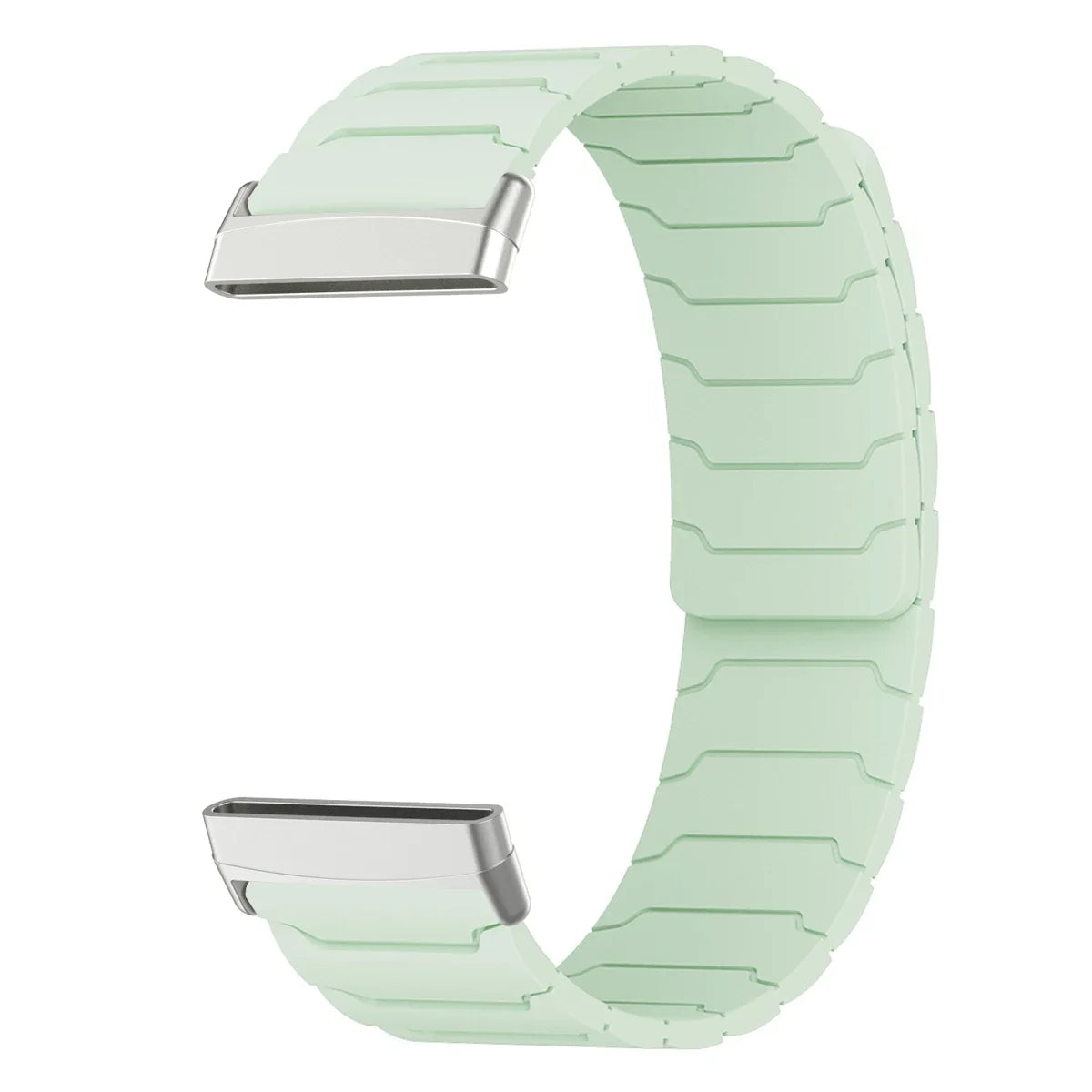Bracelet aimanté pour montre Fitbit Versa 3, Versa 4, Sense 1 et Sense 2 vert