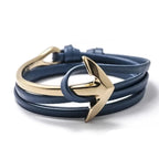 Bracelet ajustable ancre marine