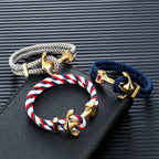 Bracelet ancre homme