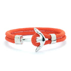 Bracelet ancre orange