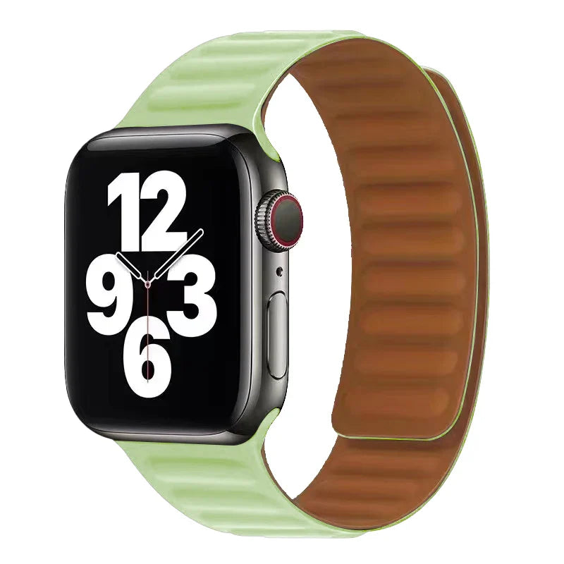 Apple Watch Band with Apple Green Magnetic Clasp