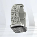 Apple Watch Band with Gray Patterns