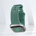 Apple Watch Band with Green Patterns